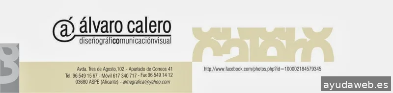 Álvaro Calero, Diseño Gráfico