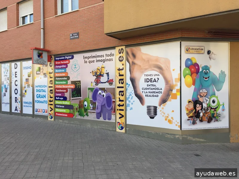 Vitralart - Cristalería, Mamparas, Impresión Gran Formato, Diseño, Rotulación, Vinilos, Regalos Personalizados y más...