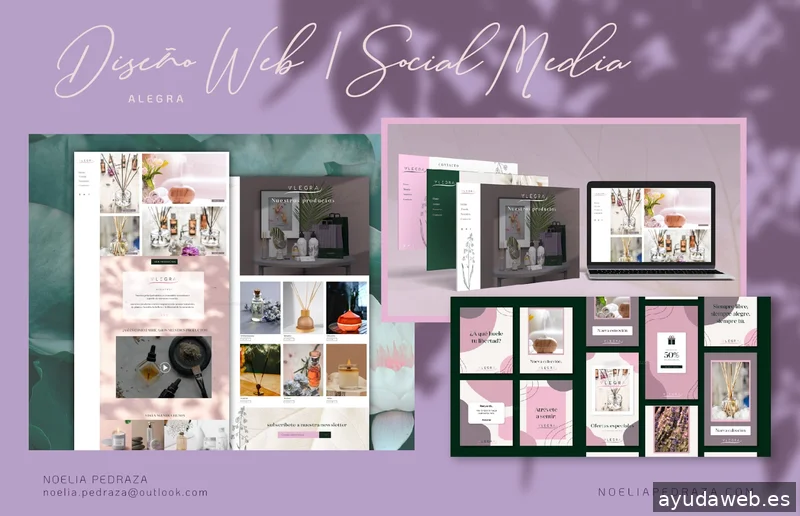 Noelia Pedraza | Estudio de diseño | Diseño web | Branding