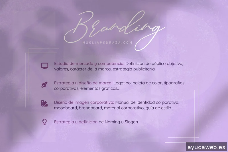 Noelia Pedraza | Estudio de diseño | Diseño web | Branding