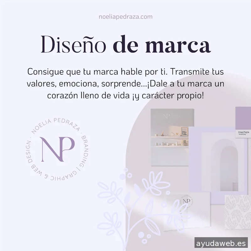 Noelia Pedraza | Estudio de diseño | Diseño web | Branding