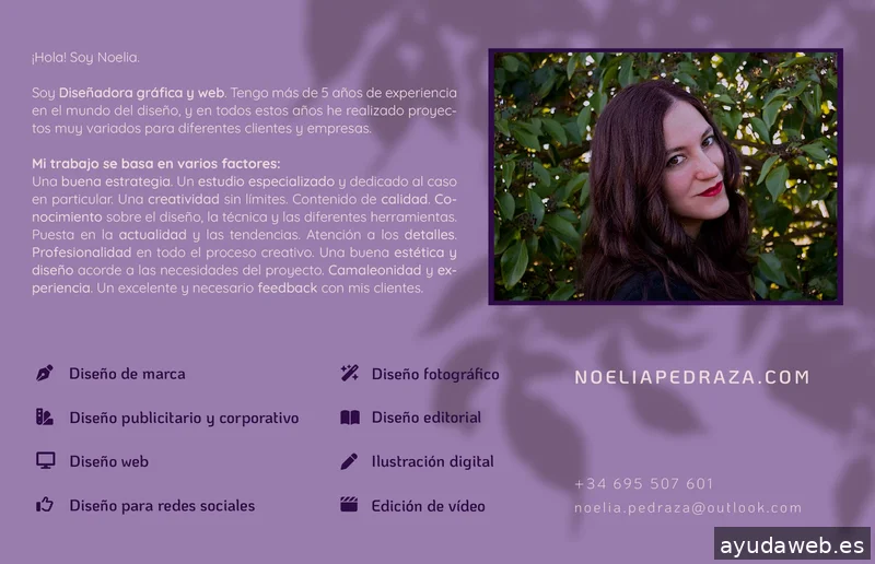Noelia Pedraza | Estudio de diseño | Diseño web | Branding