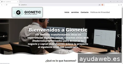 Diseño de páginas web en Tres cantos | Gionetic.es | Desarrollador web
