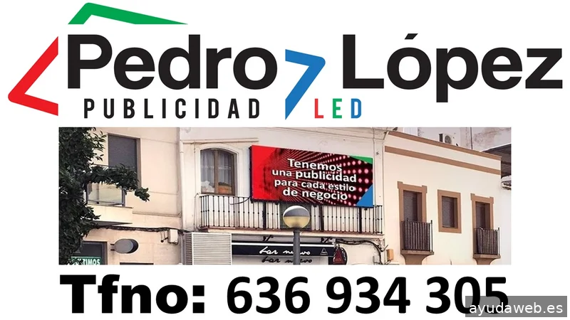 Pedro López Publicidad Led