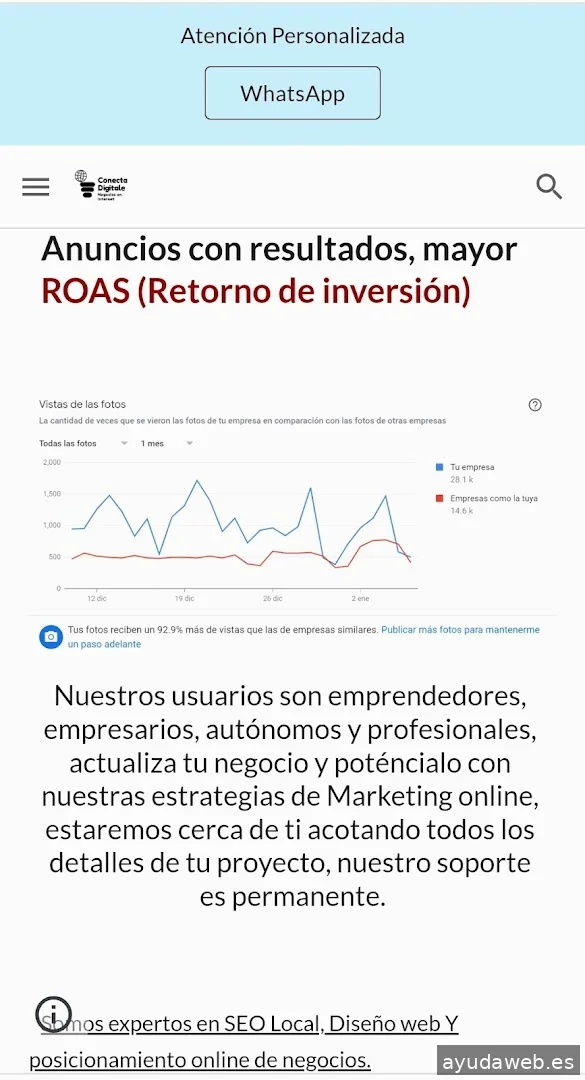 Conecta Publicidad de Negocios Locales en Internet✅🎯🚀✨