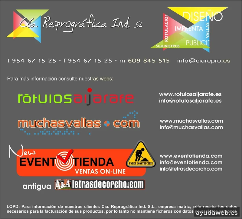 Cia. Reprográfica Ind., S.L.