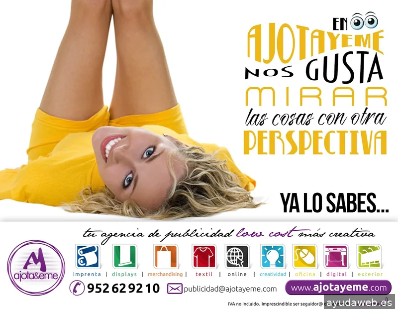 Ajotayeme, tu agencia de publicidad LowCost + Creativa