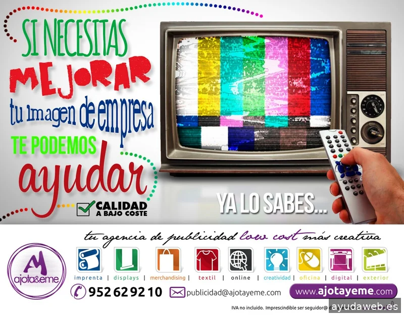 Ajotayeme, tu agencia de publicidad LowCost + Creativa