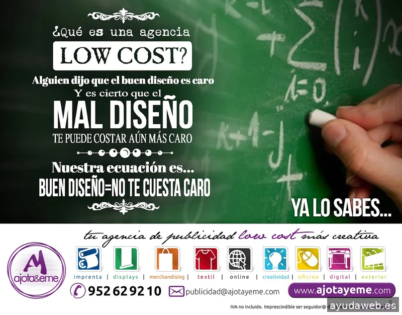 Ajotayeme, tu agencia de publicidad LowCost + Creativa