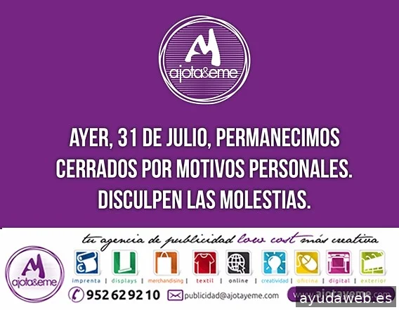 Ajotayeme, tu agencia de publicidad LowCost + Creativa