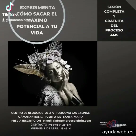 Coach Personal Marco Solobria, Mentor, Hipnólogo y Escritor, especializado en aumentar las ventas y la visibilidad online.