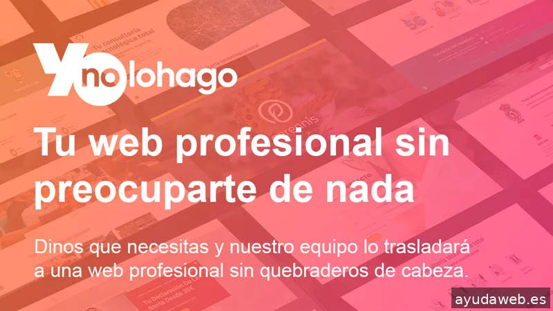 Diseño web yonolohago