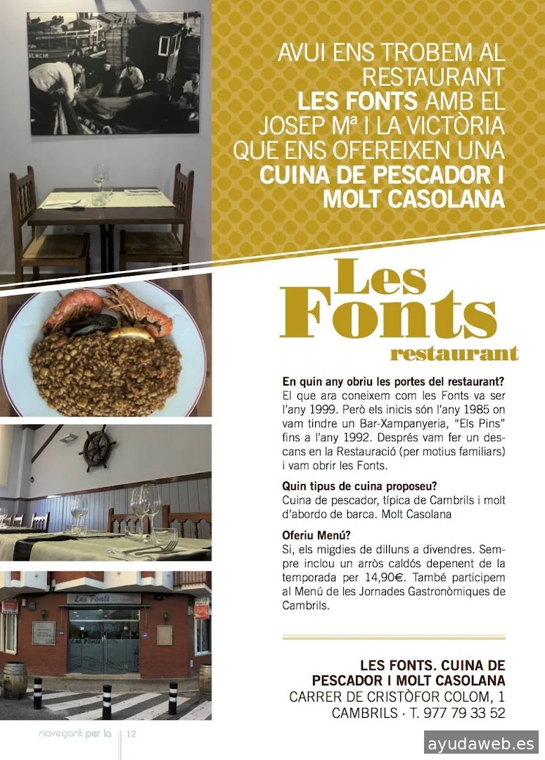 Navegant per Cambrils
