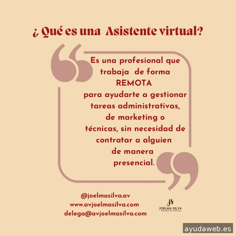 Joelma Silva Asistente Virtual - Tu Aliada Digital de Confianza