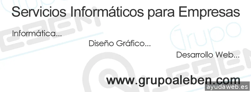 GRUPO ALEBEN - Servicios Informáticos Para Empresas