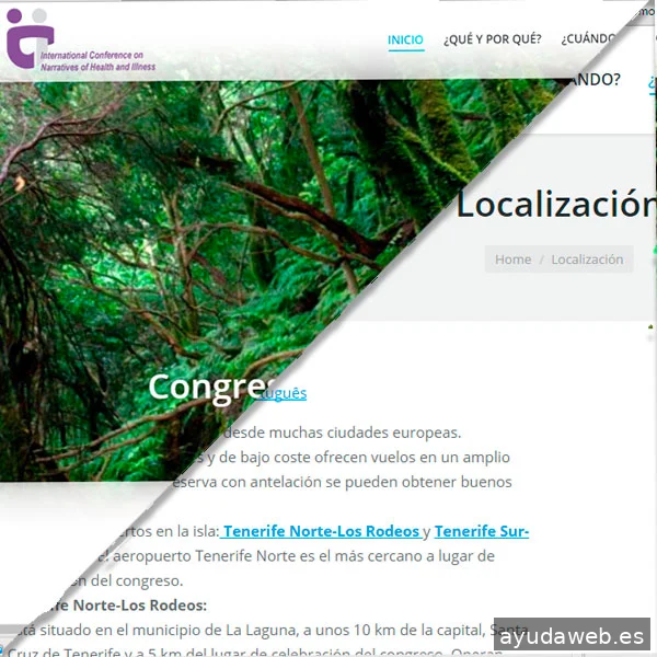Páginas web Tenerife