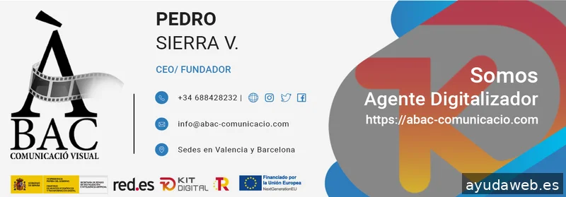 ÀBAC COMUNICACIÓ VISUAL. ESTUDIO DE PEDRO SIERRA