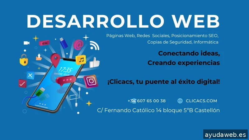 CLICACS.com | Diseño páginas Web Wordpress, SEO y Gestión de Redes Sociales