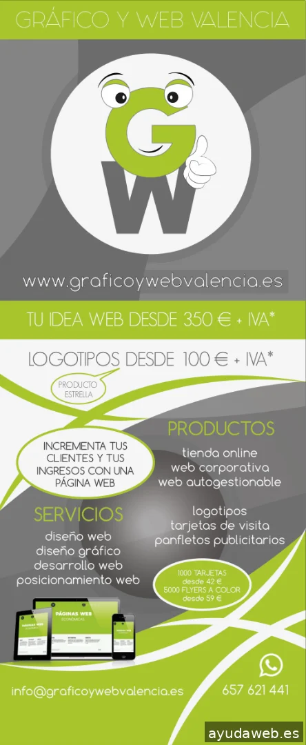 Gráfico y Web Valencia, Agencia de diseño Web