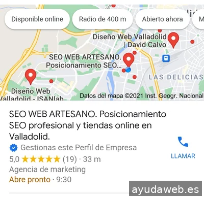 SEO WEB ARTESANO