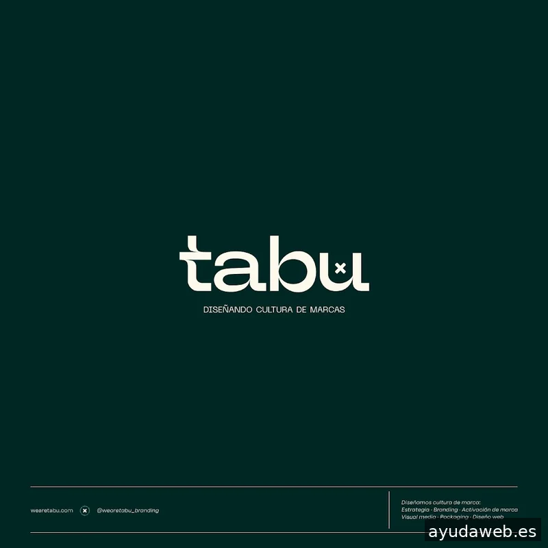 we are tabú estudio de diseño y Branding