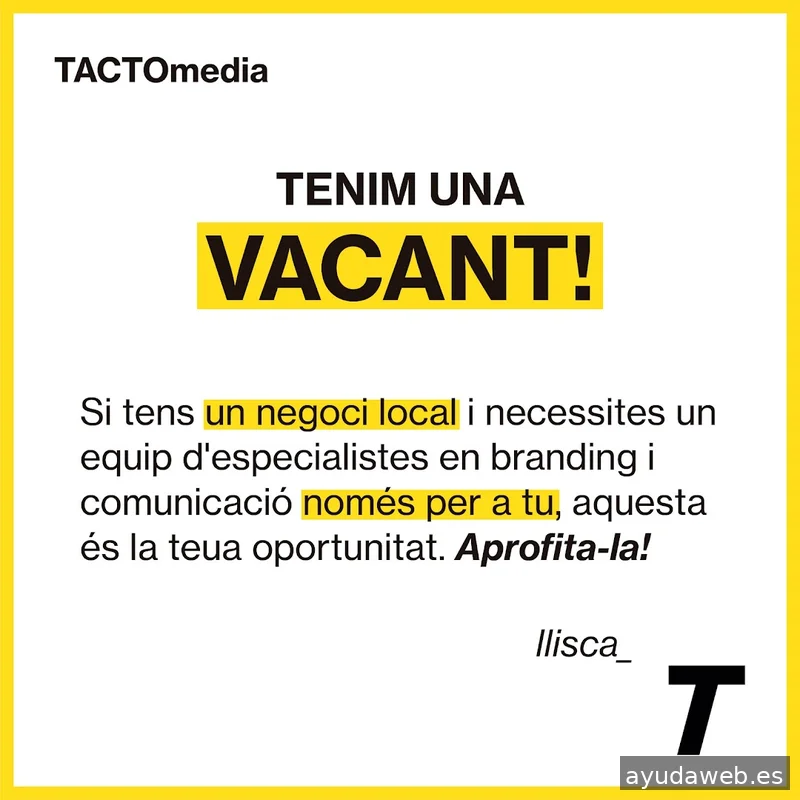 TACTOmedia - Agencia de publicidad en Xàtiva.