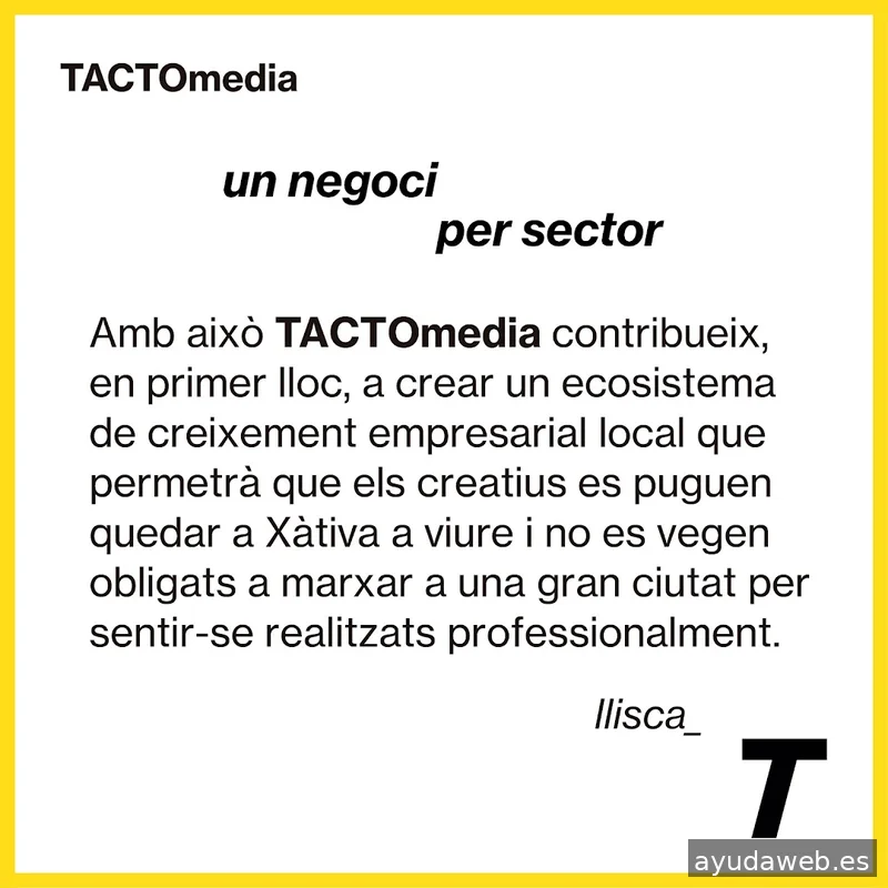 TACTOmedia - Agencia de publicidad en Xàtiva.