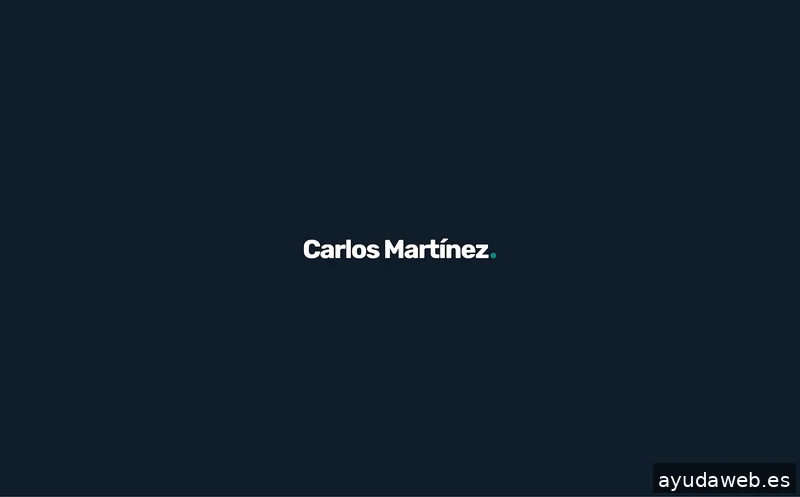 Carlos Martínez | Brand Estudio
