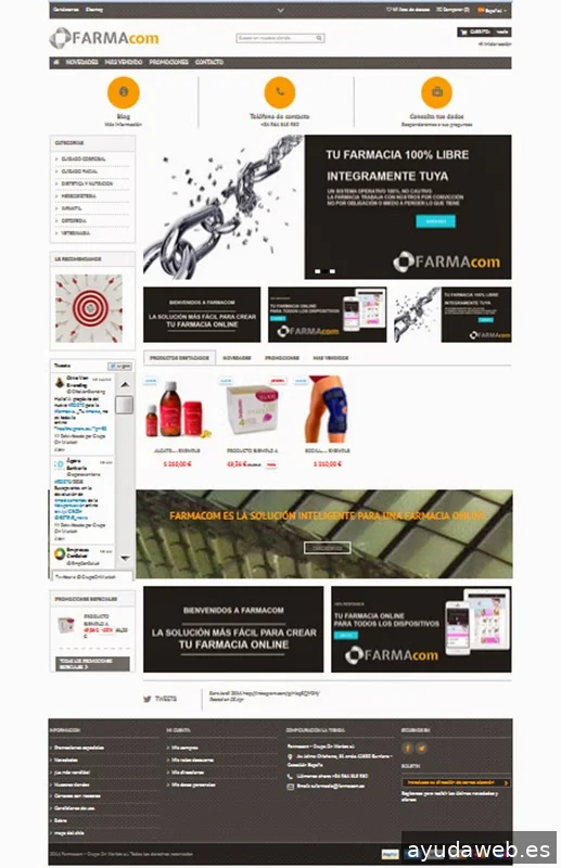Farmacom | Creación de farmacias online