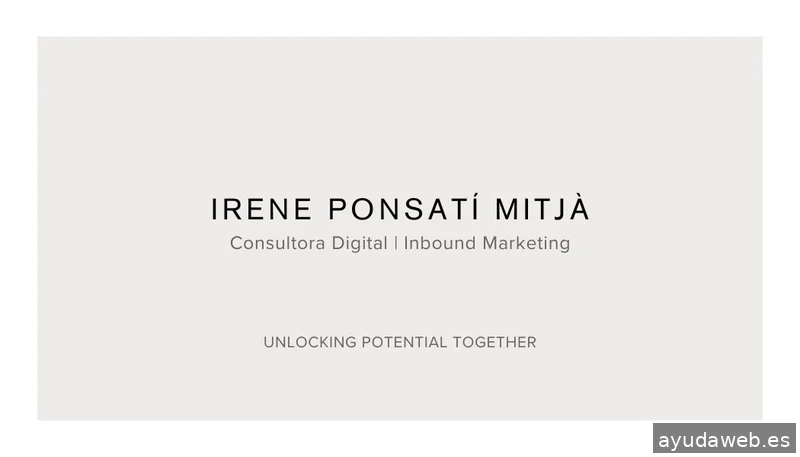 Irene Ponsatí Mitjà