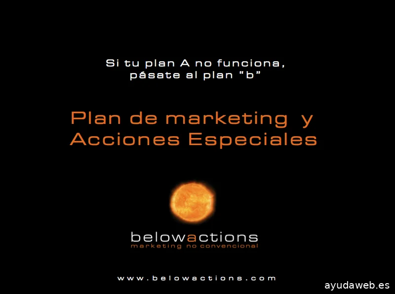 Belowactions - Marketing No Convencional