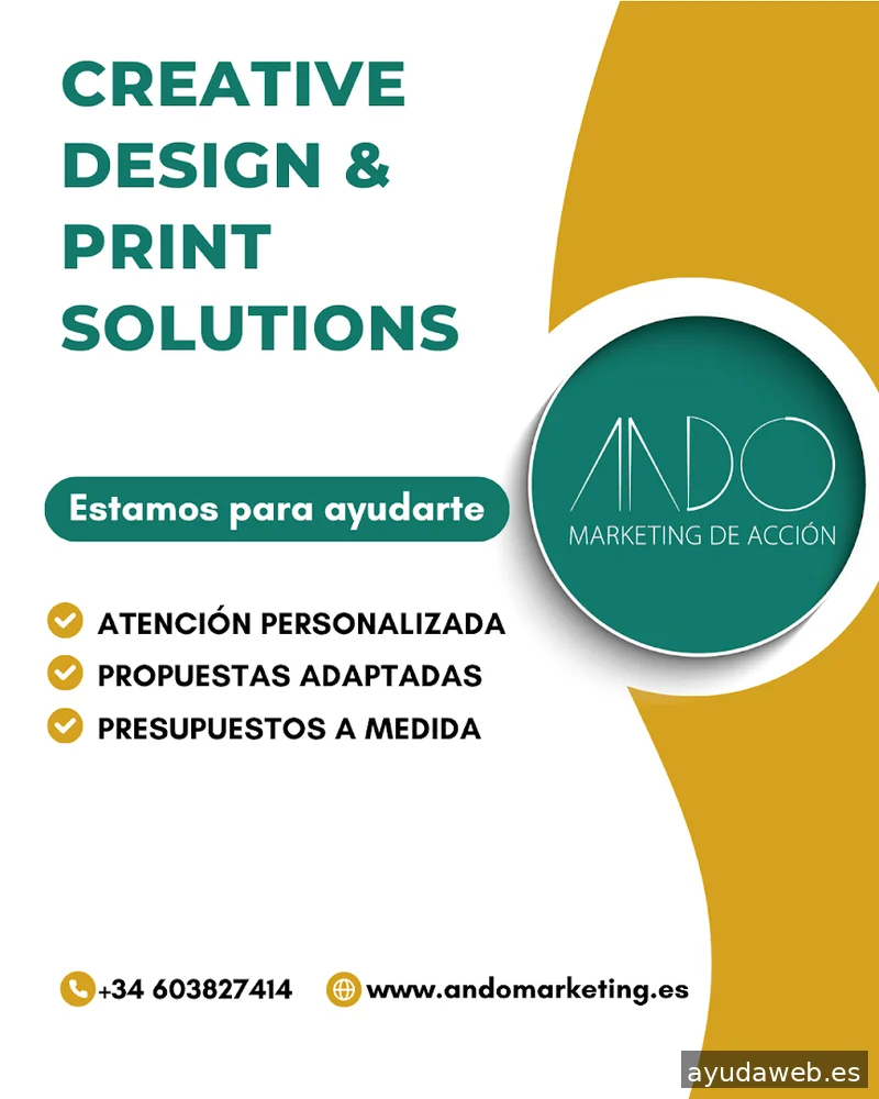 ANDO Agencia de Marketing - Servicio de Diseño