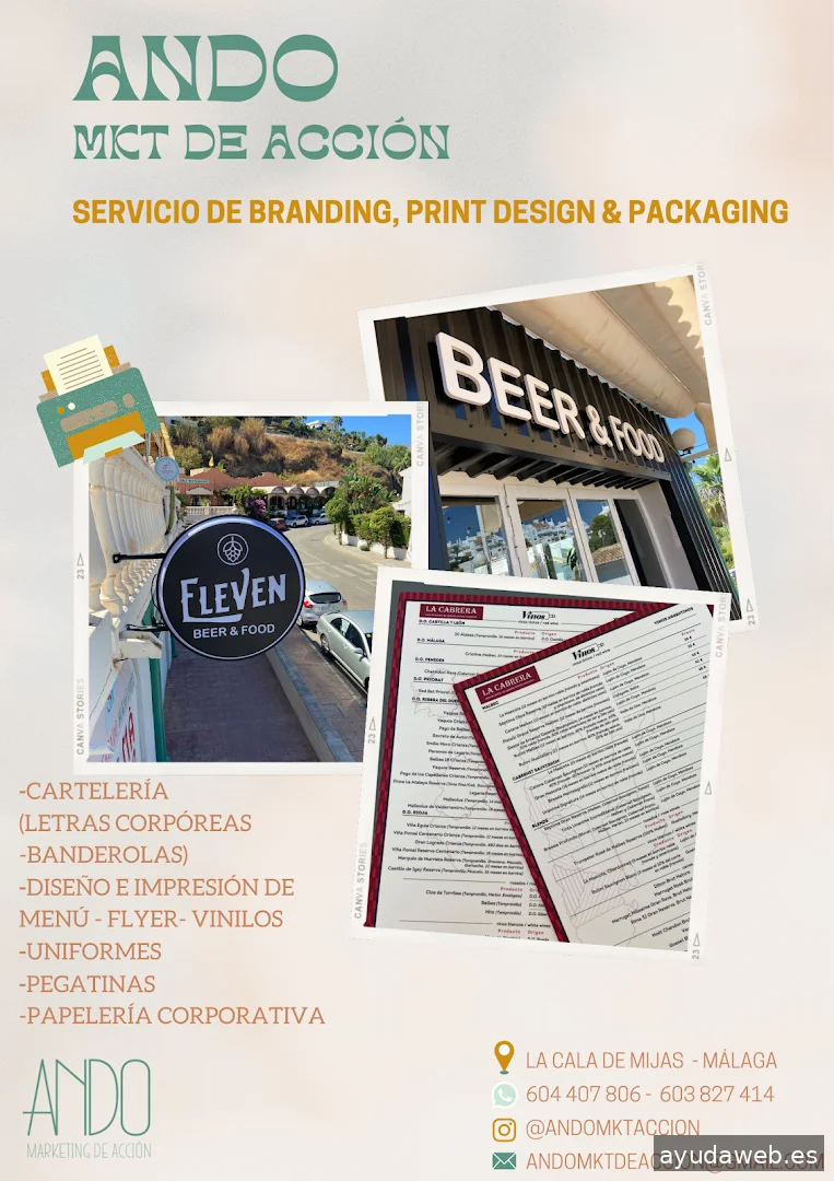 ANDO Agencia de Marketing - Servicio de Diseño