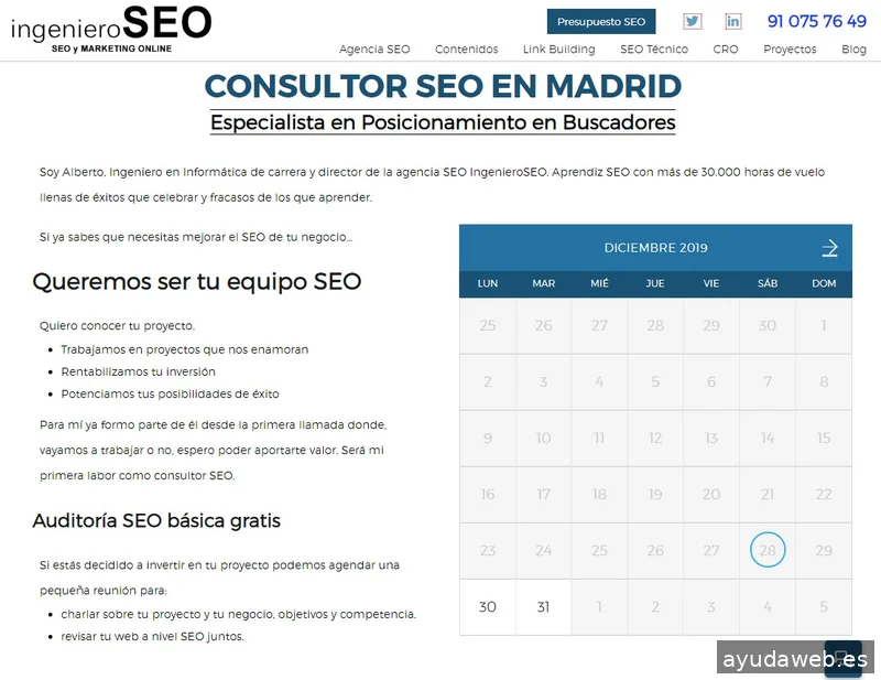 Consultor SEO en Madrid - albertofdez.com
