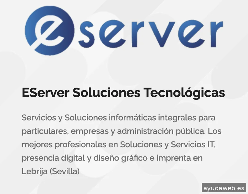 E-Server Soluciones Tecnológicas Lebrija