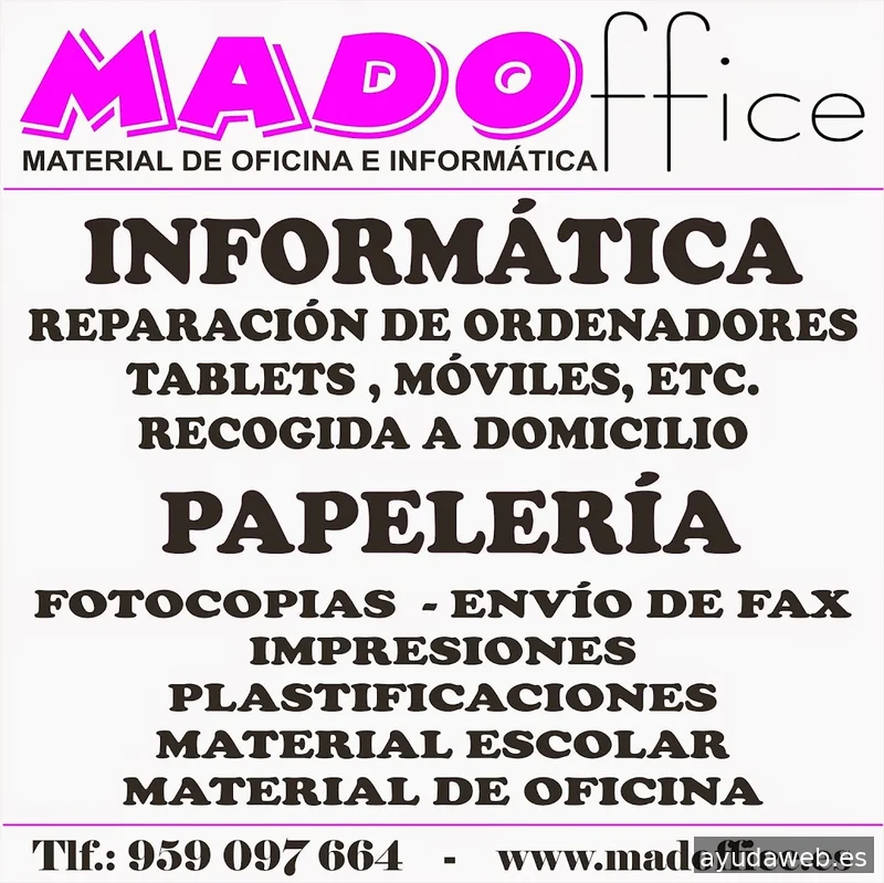 Madoffice - Reparación de Móviles, tablets y ordenadores