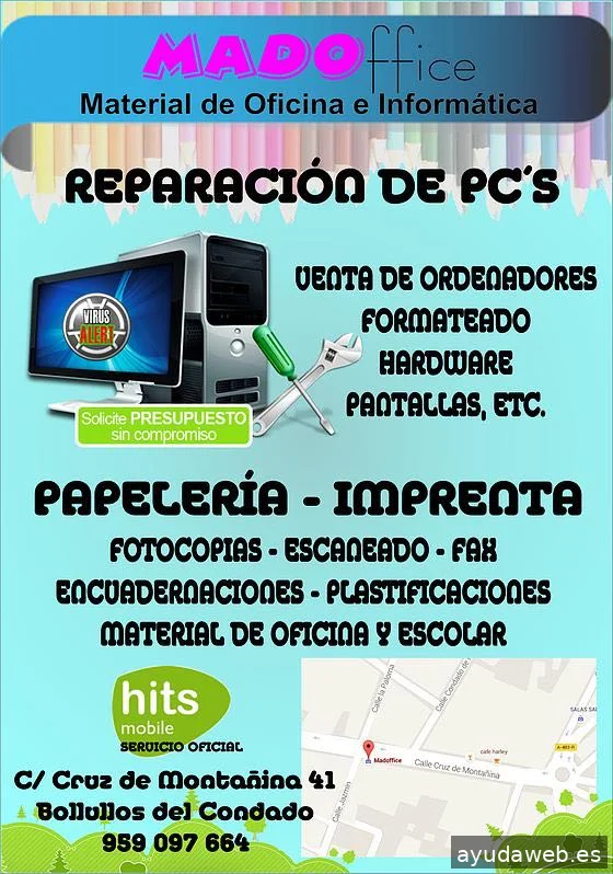 Madoffice - Reparación de Móviles, tablets y ordenadores