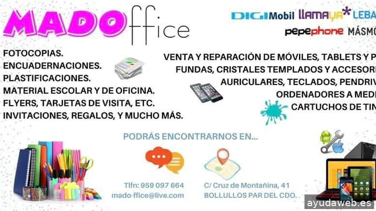 Madoffice - Reparación de Móviles, tablets y ordenadores