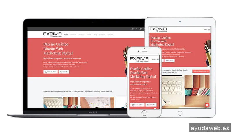 Exprime Creatividad | Estudio Diseño WEB & marketing digital