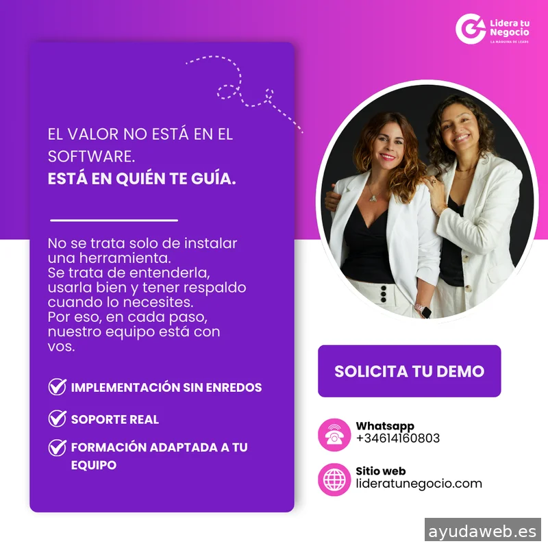 LIDERA TU NEGOCIO · Fábrica de Leads · CRM Marketing y Ventas todo en 1 plataforma