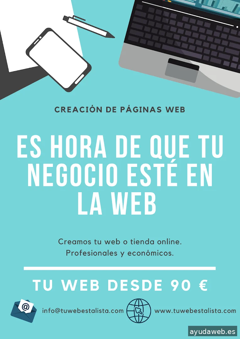 Tu web esta lista