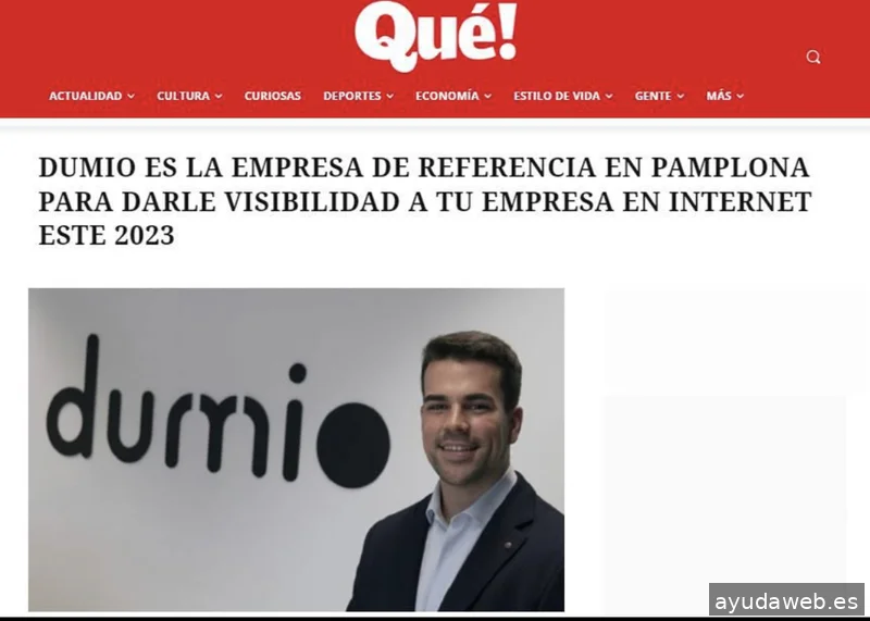 Dumio - Diseño Web Pamplona y Posicionamiento SEO
