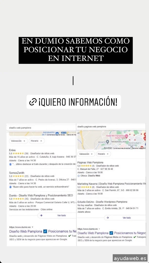 Dumio - Diseño Web Pamplona y Posicionamiento SEO