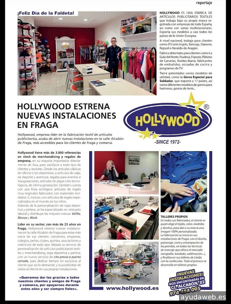 HOLLYWOOD PUBLICIDAD