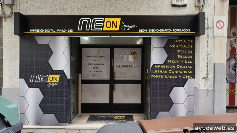 RÓTULOS LUMINOSOS NEÓN JAGUAR Bilbao