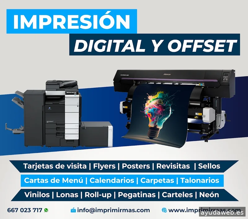 Imprimir+ | Imprenta, Rotulación y Diseño Gráfico