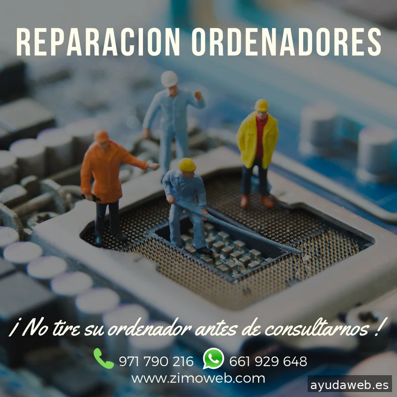 Zimoweb Mallorca, TPV, Reparacion Ordenadores, Diseño Web