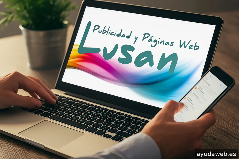 Lusan Publicidad y Páginas Web Pamplona. Diseño Web