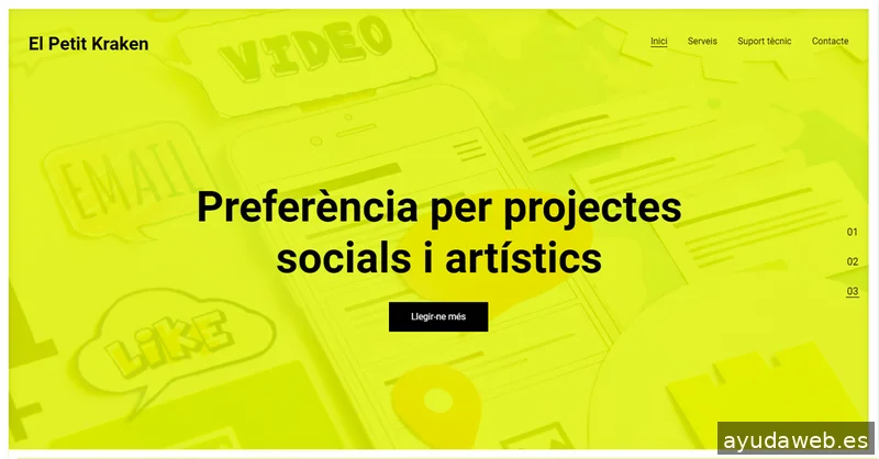 El Petit Kraken – Disseny web