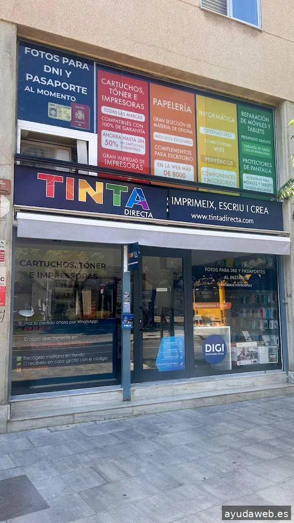 Tinta directa | antes Prink iRiparo | Venta de tinta, tóner e impresoras | Reparación de móviles |Distribuidor oficial DIGI